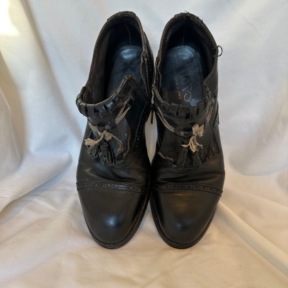 Women’s Black leather ankle boot Size 37 - Picture 3 of 7